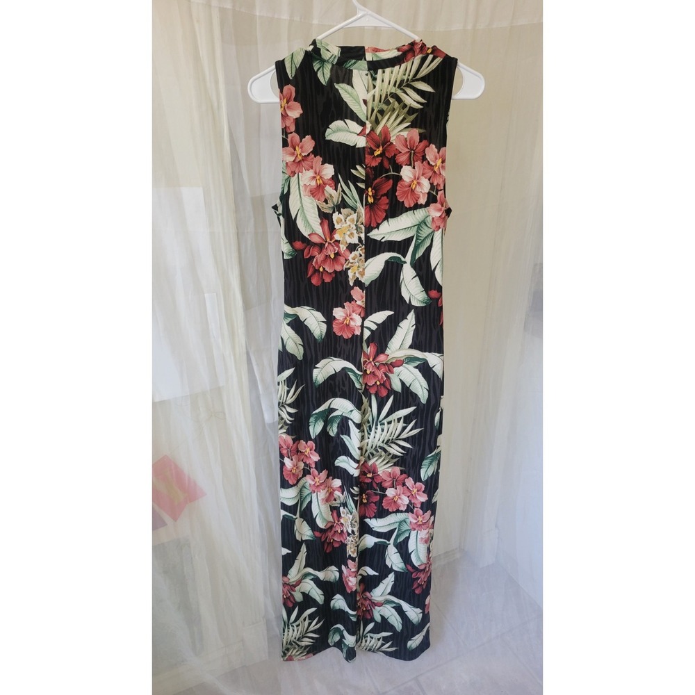 Tommy Bahama Sz Small Oceanic Orchid Travel Maxi Dress UPF Wrinkle Resistant - Picture 2 of 16